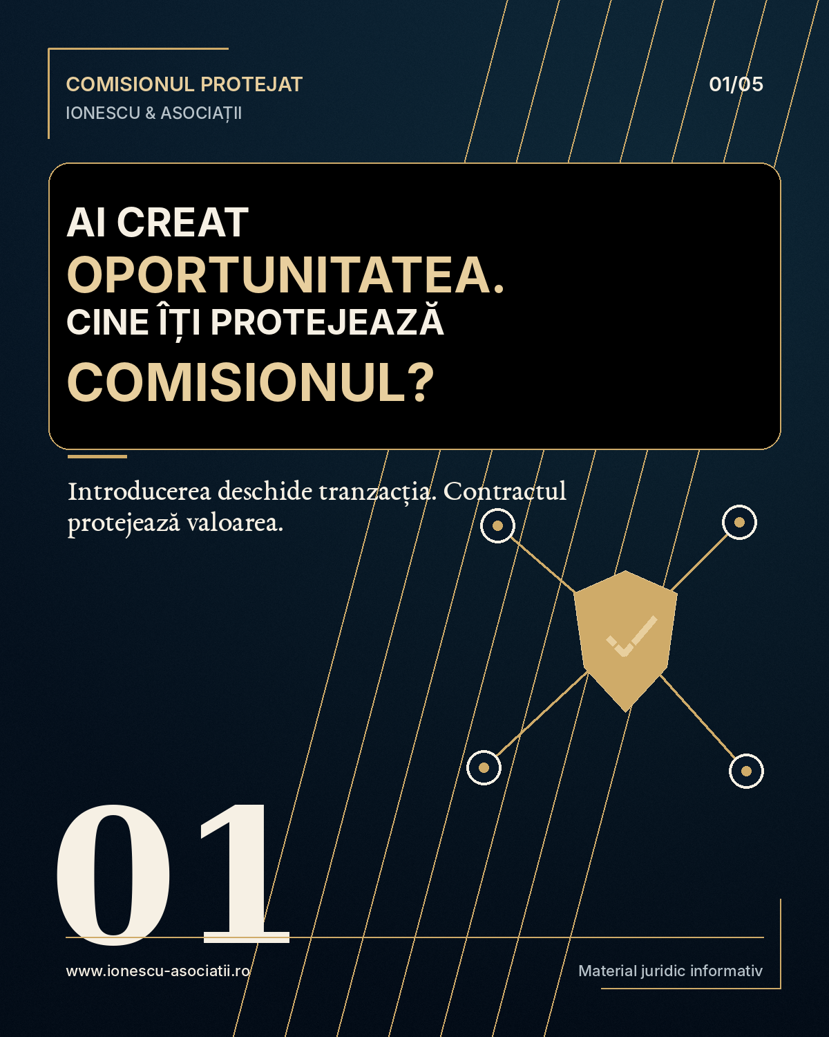 Cum își protejează intermediarul comisionul într-o tranzacție internațională?